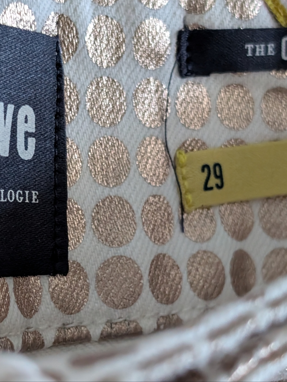 Maeve by Anthropologie Dotted Metallic Colettes.. Gorgeous, nwot, Size 29 - Picture 3 of 3